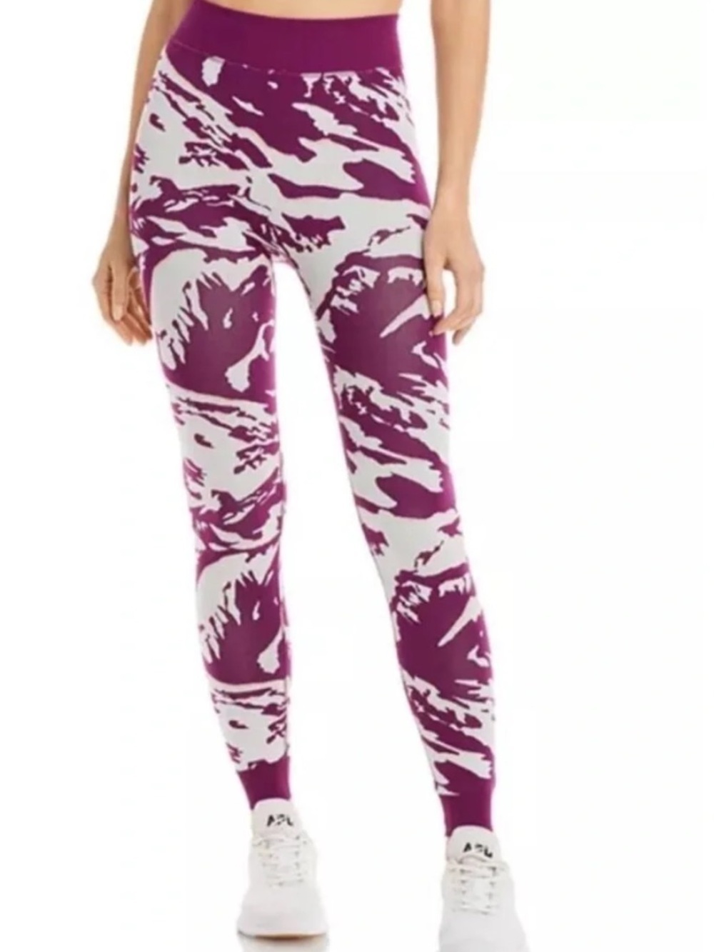 NWOT Sweaty Betty Peaks Jacquard Ski Base Layer Leggings Amaranth Pink Small